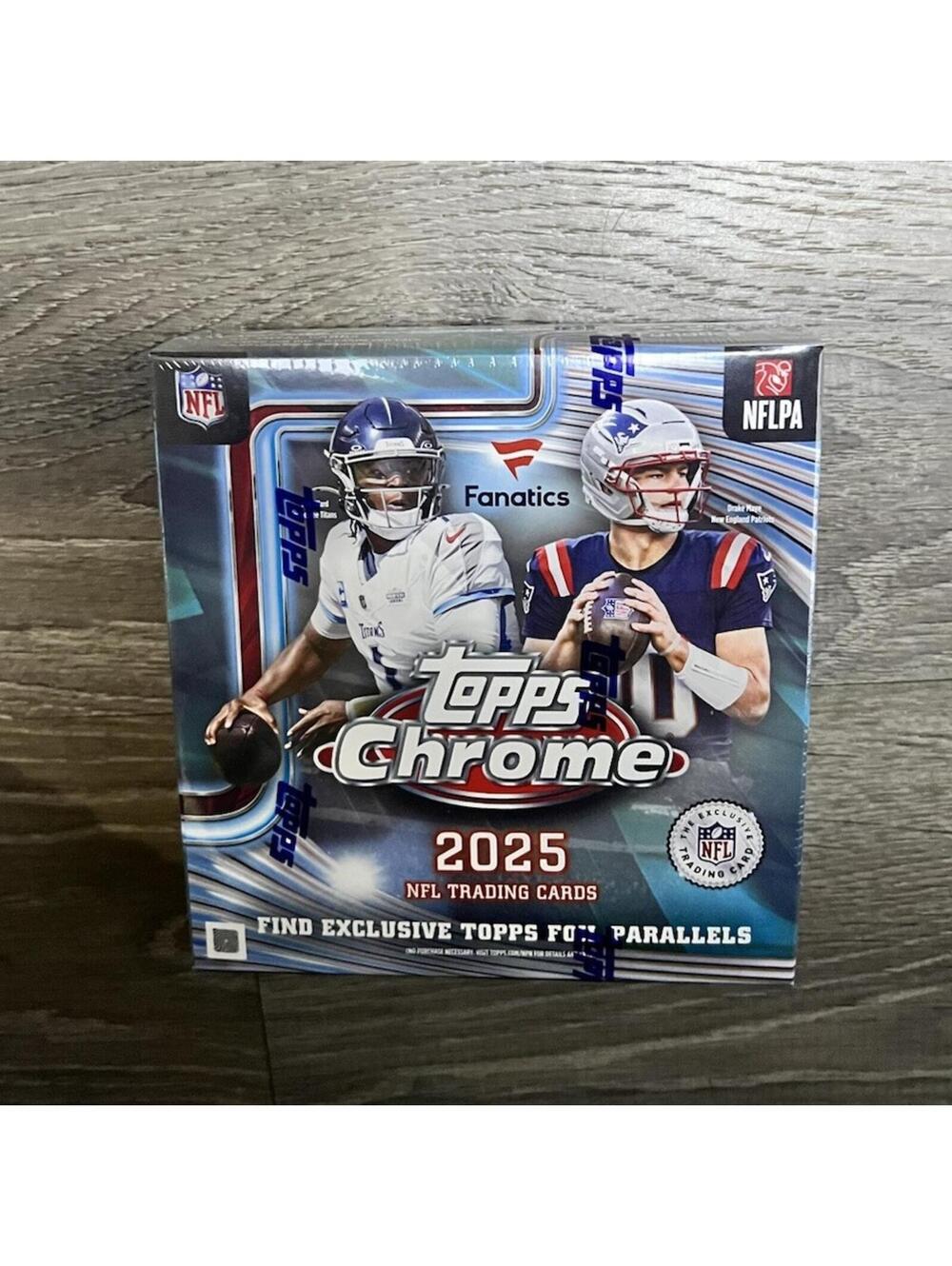 2025 Topps Chrome Fanatics Exclusive Football Mega Box Factory Sealed IN HAND